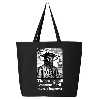 The Beatings Will Continue Until Morale Improves 25L Jumbo Tote