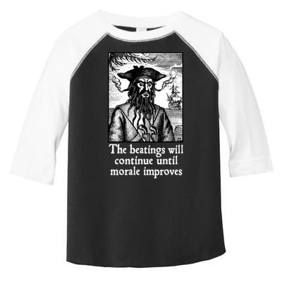 The Beatings Will Continue Until Morale Improves Toddler Fine Jersey T-Shirt