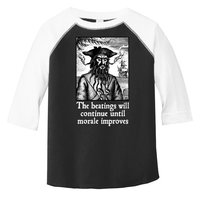 The Beatings Will Continue Until Morale Improves Toddler Fine Jersey T-Shirt