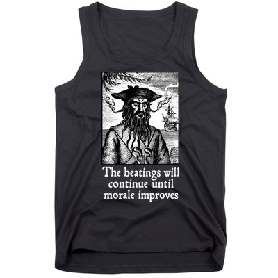 The Beatings Will Continue Until Morale Improves Tank Top