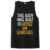 This Body Was Built On Arroz Con Gandules Puerto Rico PosiCharge Competitor Tank