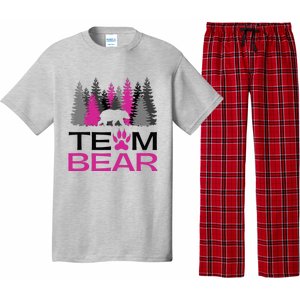 Team Bear Woman Pink Pajama Set