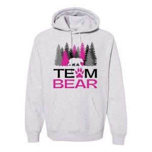 Team Bear Woman Pink Premium Hoodie