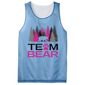 Team Bear Woman Pink Mesh Reversible Basketball Jersey Tank