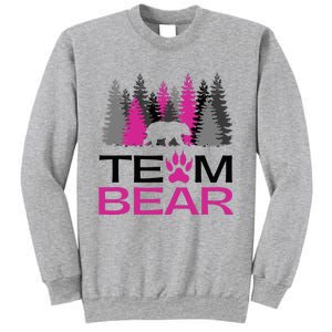 Team Bear Woman Pink Sweatshirt