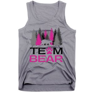 Team Bear Woman Pink Tank Top