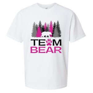 Team Bear Woman Pink Sueded Cloud Jersey T-Shirt