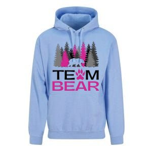 Team Bear Woman Pink Unisex Surf Hoodie