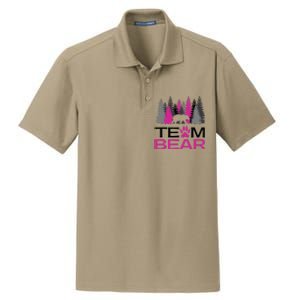 Team Bear Woman Pink Dry Zone Grid Polo