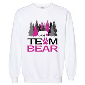 Team Bear Woman Pink Garment-Dyed Sweatshirt