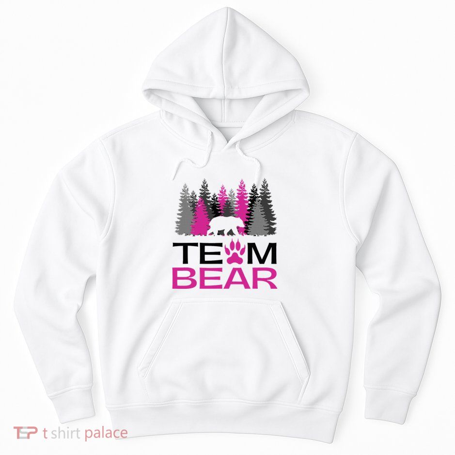 Team Bear Woman Pink Hoodie