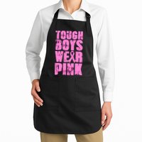 Tough Boyz Wear Pink Support Breast Cancer Awareness Apron