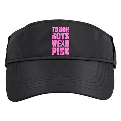 Tough Boyz Wear Pink Support Breast Cancer Awareness Adult Drive Performance Visor