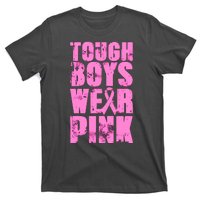 Tough Boyz Wear Pink Support Breast Cancer Awareness T-Shirt