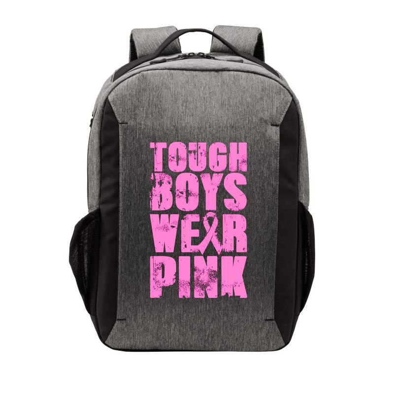 Tough Boyz Wear Pink Support Breast Cancer Awareness Vector Backpack