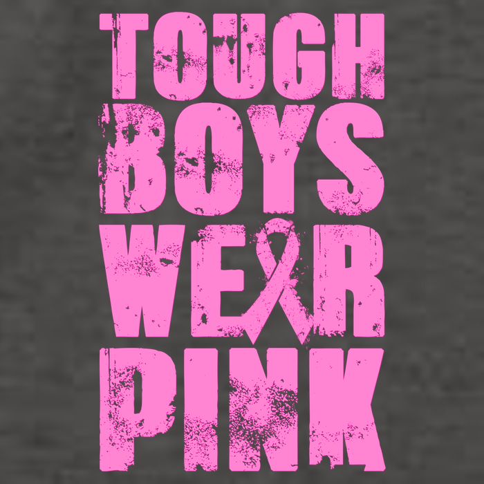 Tough Boyz Wear Pink Support Breast Cancer Awareness Vector Backpack