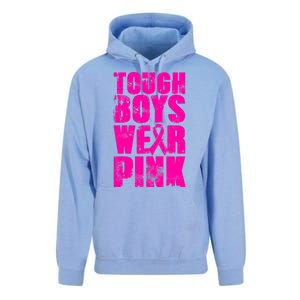 Tough Boyz Wear Pink Support Breast Cancer Awareness Unisex Surf Hoodie