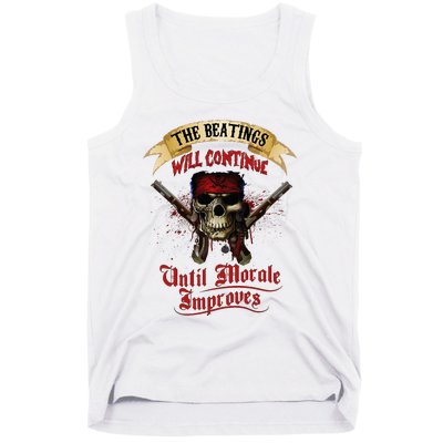 The Beatings Will Continue Until Morale Improves Tank Top