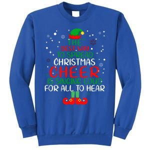 The Best Way To Spread Christmas Cheer Gift Elf Party Gift Sweatshirt