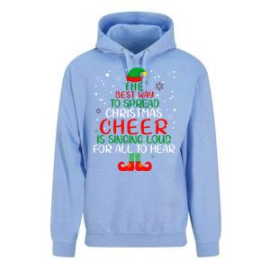 The Best Way To Spread Christmas Cheer Gift Elf Party Gift Unisex Surf Hoodie