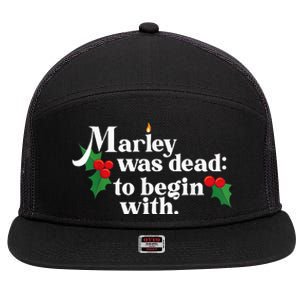 To Begin With Funny Novelty Christmas 7 Panel Mesh Trucker Snapback Hat