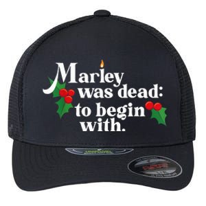 To Begin With Funny Novelty Christmas Flexfit Unipanel Trucker Cap