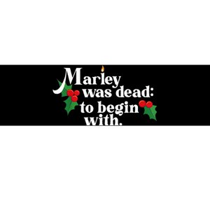 To Begin With Funny Novelty Christmas Bumper Sticker