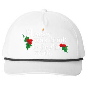 To Begin With Funny Novelty Christmas Snapback Five-Panel Rope Hat