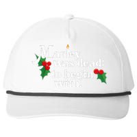 To Begin With Funny Novelty Christmas Snapback Five-Panel Rope Hat