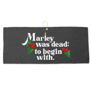 To Begin With Funny Novelty Christmas Large Microfiber Waffle Golf Towel