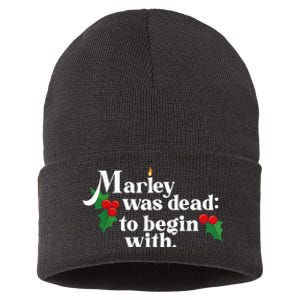 To Begin With Funny Novelty Christmas Sustainable Knit Beanie