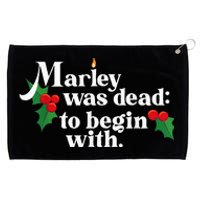 To Begin With Funny Novelty Christmas Grommeted Golf Towel