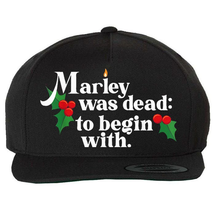 To Begin With Funny Novelty Christmas Wool Snapback Cap