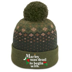 To Begin With Funny Novelty Christmas The Baniff Cuffed Pom Beanie