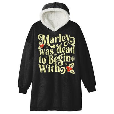 To Begin With Funny Novelty Christmas Hooded Wearable Blanket