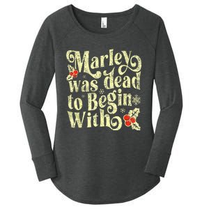 To Begin With Funny Novelty Christmas Women's Perfect Tri Tunic Long Sleeve Shirt