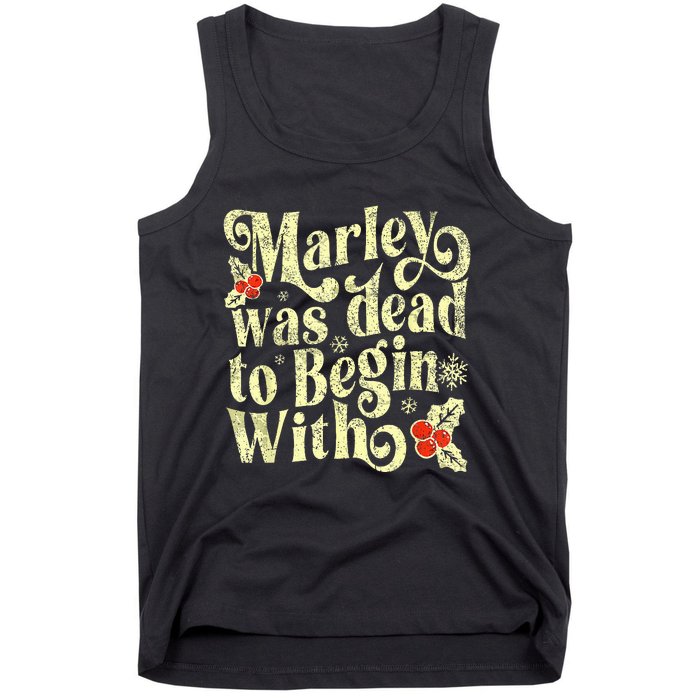 To Begin With Funny Novelty Christmas Tank Top