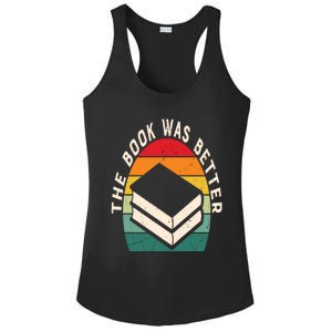 The Book Was Better Book Reading Cute Gift Ladies PosiCharge Competitor Racerback Tank