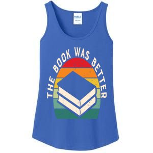 The Book Was Better Book Reading Cute Gift Ladies Essential Tank