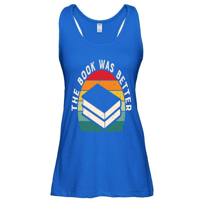 The Book Was Better Book Reading Cute Gift Ladies Essential Flowy Tank