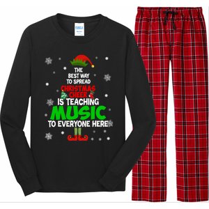 The Best Way To Spread Christmas Cheer Is Teaching Music Gift Long Sleeve Pajama Set