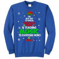 The Best Way To Spread Christmas Cheer Is Teaching Music Gift Sweatshirt