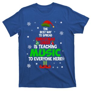 The Best Way To Spread Christmas Cheer Is Teaching Music Gift T-Shirt