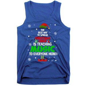 The Best Way To Spread Christmas Cheer Is Teaching Music Gift Tank Top