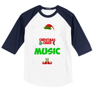 The Best Way To Spread Christmas Cheer Is Teaching Music Gift Baseball Sleeve Shirt