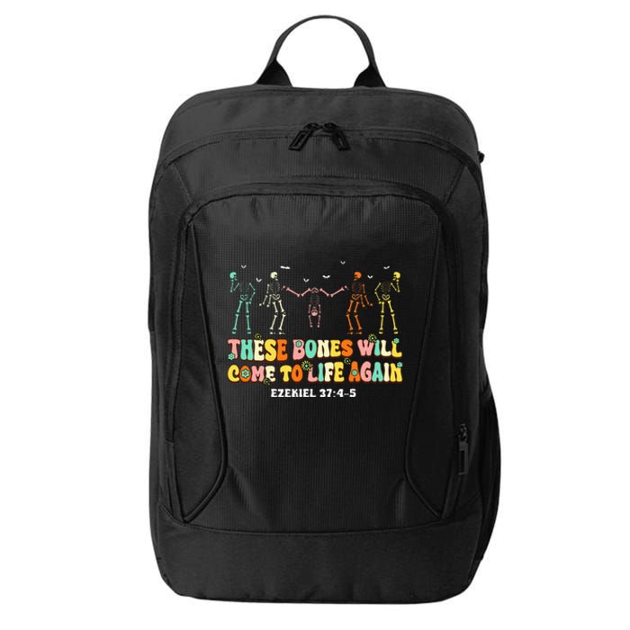 These Bones Will Come To Life Again Ezekiel 3745 Christian City Backpack