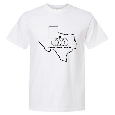 Texas Barbed Wire Come And Take It Garment-Dyed Heavyweight T-Shirt