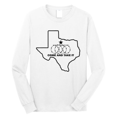 Texas Barbed Wire Come And Take It Long Sleeve Shirt