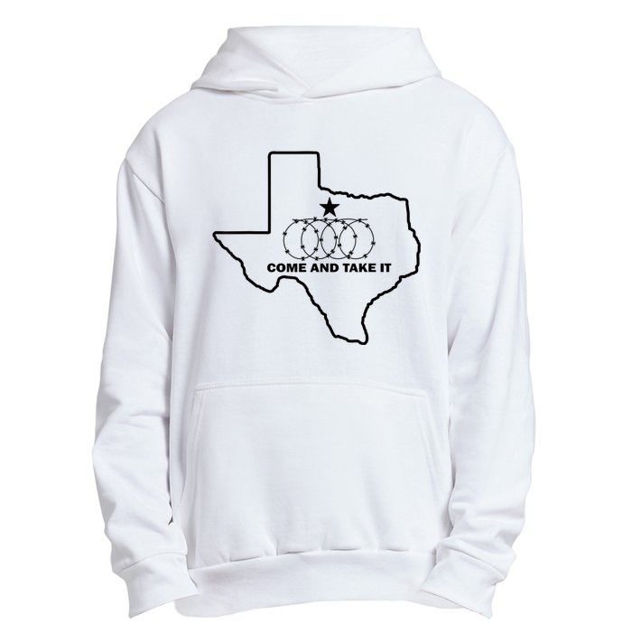 Texas Barbed Wire Come And Take It Urban Pullover Hoodie