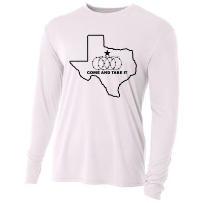 Texas Barbed Wire Come And Take It Cooling Performance Long Sleeve Crew